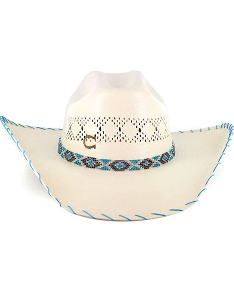 Charlie 1 Horse Girls' Natural Straw Hat