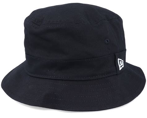 Essential Black Bucket - New Era hat | Hatstoreworld.com