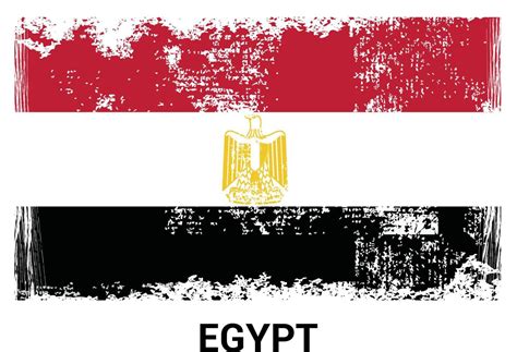 Egypt flag design vector 14272336 Vector Art at Vecteezy