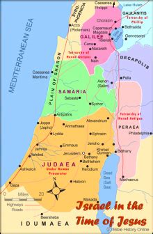 Israel in the Time of Jesus | Bible mapping, Bible history, Jesus bible