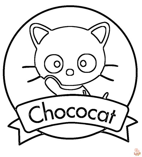 Chococat Coloring Pages: Printable, Free, and Easy for Kids