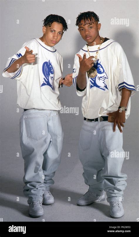 US Rap duo Kris Kross on 12 May 1992 in Munich - Germany. The young ...