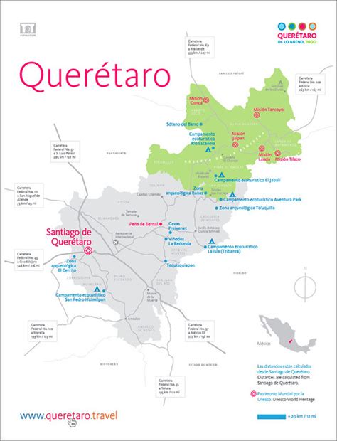 Mapa turístico de Querétaro | En este mapa se detallan todos… | Flickr