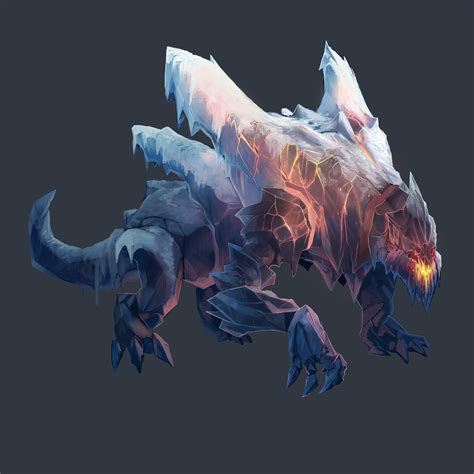 Ice/Lava Beast, Ron Broyde | Creature artwork, Fantasy beasts, Creature ...