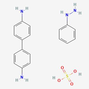 Hydrazine-benzene and benzidine sulfate | C18H22N4O4S | CID 24838824 - PubChem