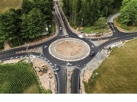 Roundabout nearing completion - Granby Drummer