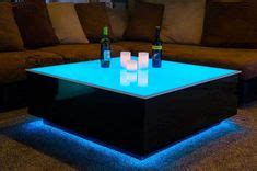 Modern LED Coffee Table with Stylish Storage Space