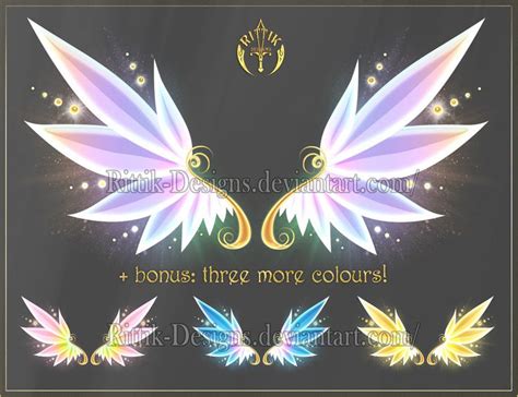 Wings 7 (downloadable stock) by Rittik-Designs | Wings art, Fantasy drawings, Magic wings