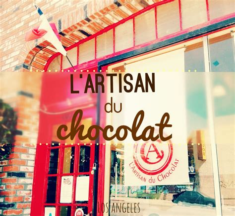 Chocolate shop in Los Angeles, called L'Artisan du chocolat! # ...