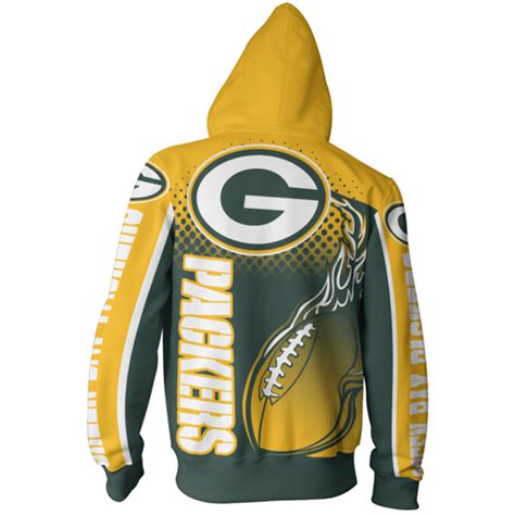 Green Bay Packers Hoodies Cute Flame Balls graphic gift for men -Jack ...