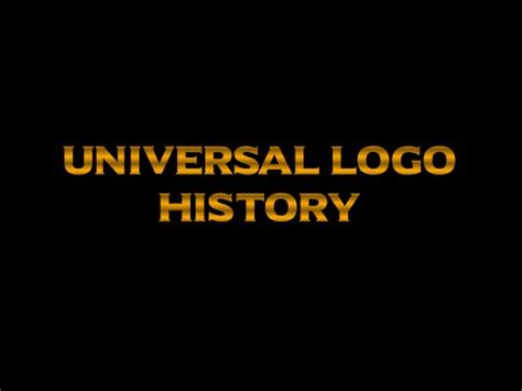 Universal Pictures Logo History (1912-Present) - VidoEmo - Emotional ...