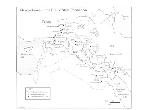 Map of the Near East during the Uruk Period. Major archaeological... | Download Scientific Diagram