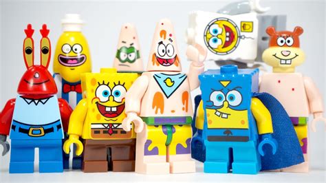 Lego SpongeBob SquarePants Unofficial Lego Minifigures - YouTube