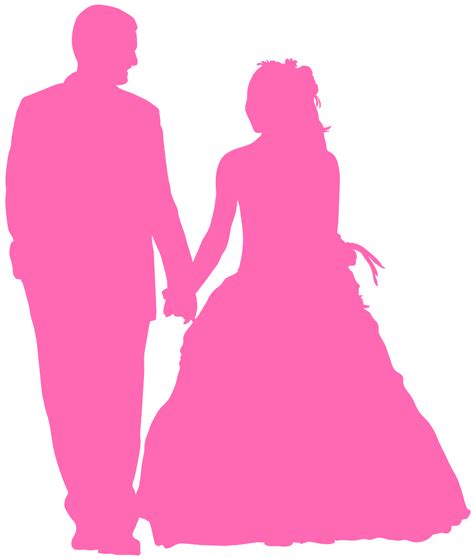 Married Couple Silhouette | Free vector silhouettes