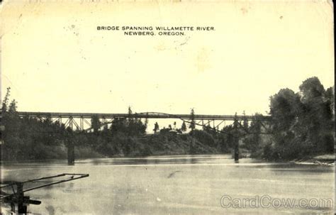 Bridge Spanning Willamette River Newberg, OR