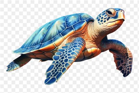 PNG Sea turtle, digital paint | Premium PNG - rawpixel