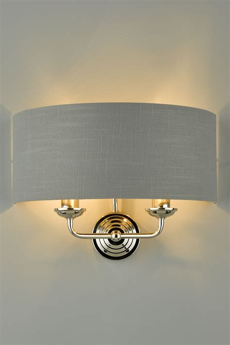 Buy Laura Ashley Sorrento 2 Light Wall Light Shade from the Laura ...