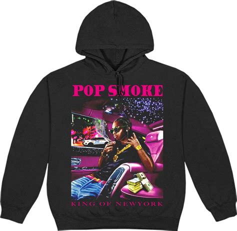 Pop Smoke x Vlone King Of NY Hoodie Black - SS21