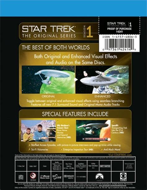 Star Trek: The Original Series - Season 1 (Blu-ray 1966) | DVD Empire