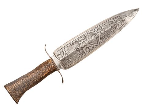 c1750 Spanish Toledo Steel Mountain Hunting Spear Knife : Parade ...