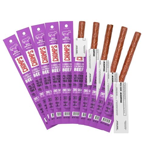 CHOMPS Beef Sticks - Delicious and Healthy Snack Option - So Yummy ...