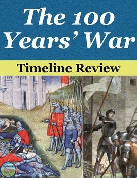 The 100 Years' War Timeline Review by Stephanie's History Store | TpT