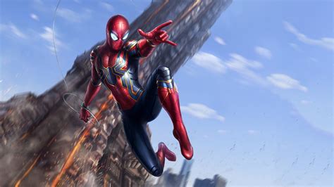 Spiderman Avengers Infinity War Art Wallpaper,HD Movies Wallpapers,4k ...