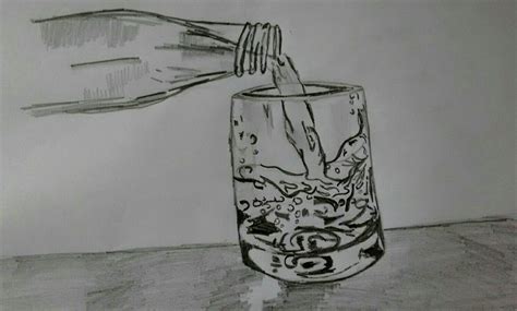 Water pouring sketch | Sketches, Pencil sketch, Art