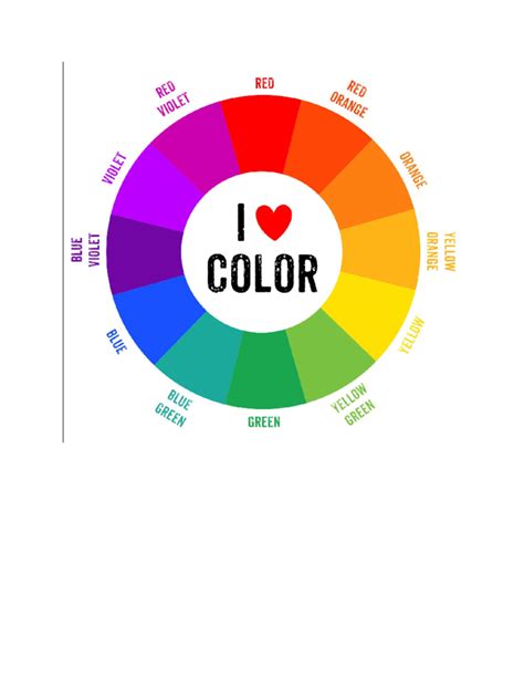 CSS Color Wheel Chart Free Download