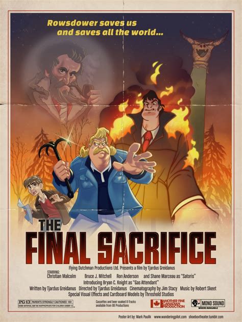 Final Sacrifice Poster by Mark Paulik [MST3K Rowsdower Art]