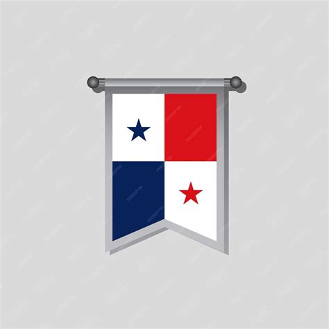 Premium Vector | Illustration of Panama flag Template