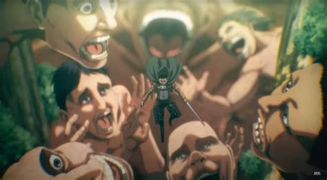 The Titans in the new AOT trailer, a slight briefer