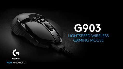 Best Buy: Logitech G903 Wireless Optical Gaming Mouse with RGB Lighting Black 910-005083