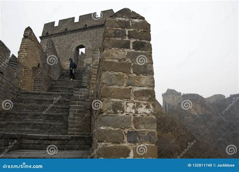 Great Wall of China, Jinshanling Editorial Image - Image of older ...