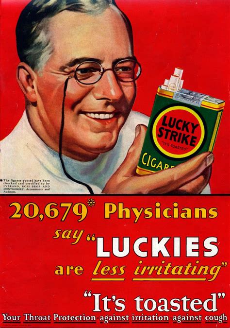 Selling Cigarettes With Medical Science From the 1930s ~ Vintage Everyday