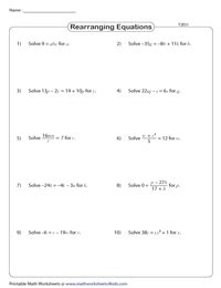 31 Solving Literal Equations Worksheet - support worksheet