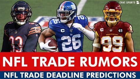 NFL Trade Rumors: Saquon Barkley, Hunter Renfrow & Chase Young Trade ...