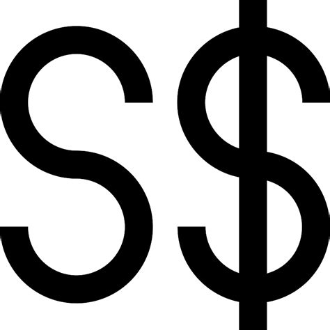 Singapore Dollar Vector SVG Icon - SVG Repo