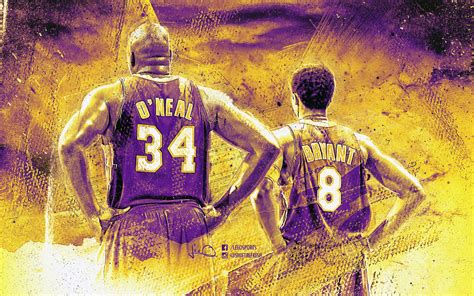 Shaq and Kobe Lakers Wallpaper by skythlee on DeviantArt