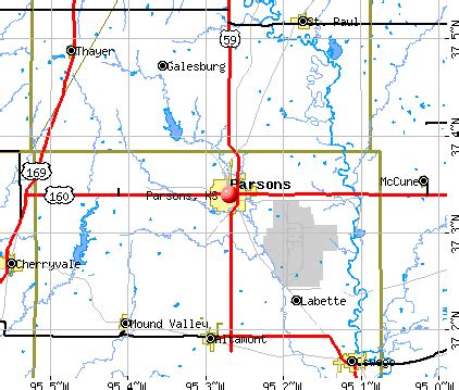 Parsons, Kansas (KS 67357) profile: population, maps, real estate ...