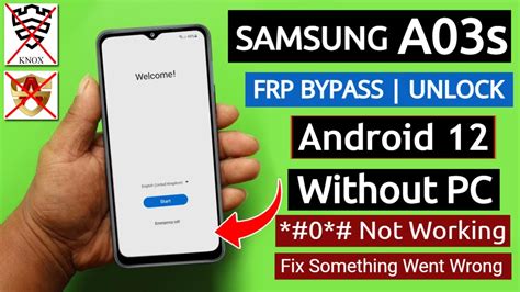 Samsung A03s Frp Bypass Android 12 Without Pc | Without Backup/Restore ...