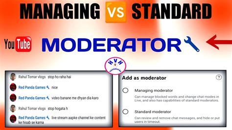 How to use moderation tools | Standard moderator and Managing moderator on YouTube live stream ...