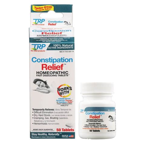 Constipation Relief: The Relief Products 50 Count - Fast-Acting Formula