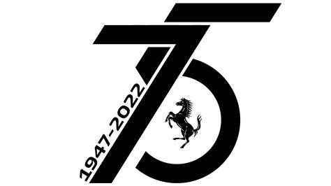 Ferrari presents its 75th-anniversary logo