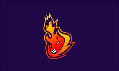 Fire gaming logo template vector 18857784 Vector Art at Vecteezy