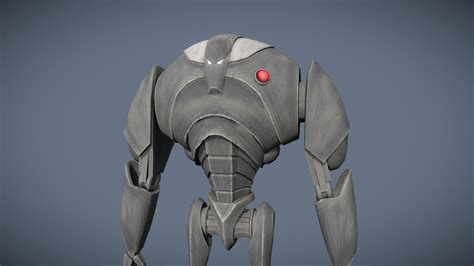 B2 Super Battle Droid | Low Poly | Clone Wars S1 - 3D model by Eddie ...