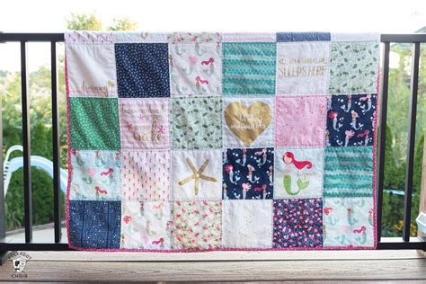 How to Make a Simple Patchwork Quilt - The Polka Dot Chair