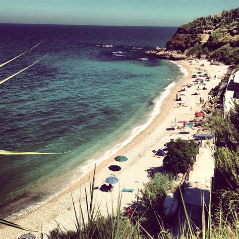 Pebble beach outside Pescara, Italy Abruzzo. Go to http://abruzzolink ...