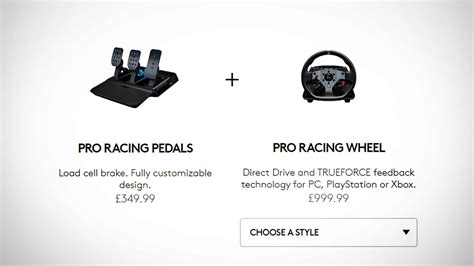 Logitech G PRO Racing Wheel and Pedals price increases by £200 after ...