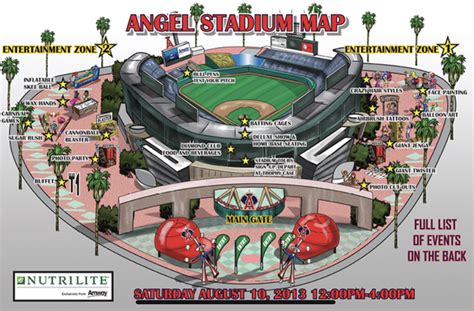 Illustrated maps Angel stadium by markerdoodles on DeviantArt